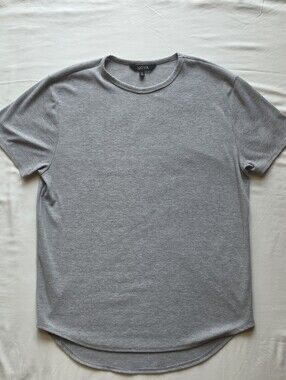 Grey Crewneck T-Shirt
